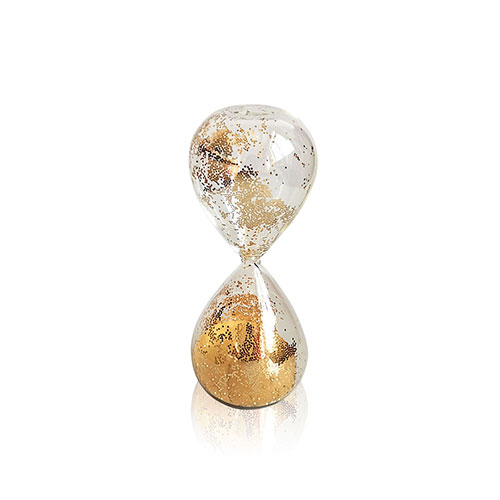 Reloj arena vidrio gold